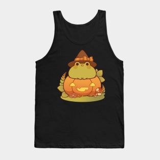 Witchy Halloween Frog Tank Top